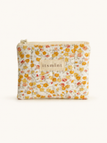 Zipper coins pouch - Golden flowers