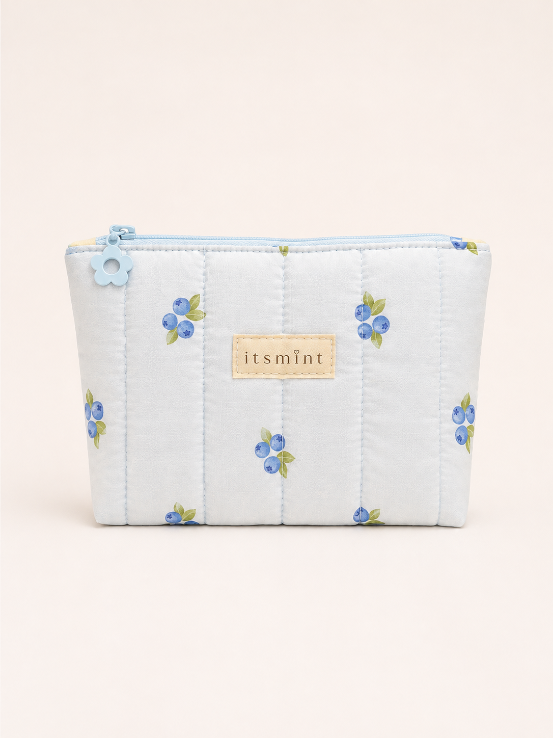 Zipper pouch - Pastel blueberry