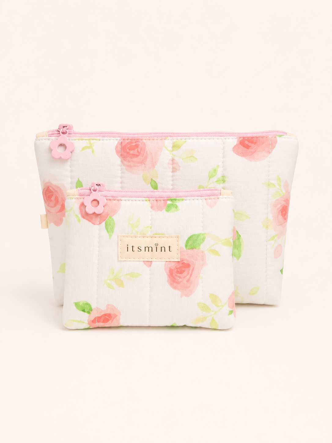 Zipper pouch - Pinky rose