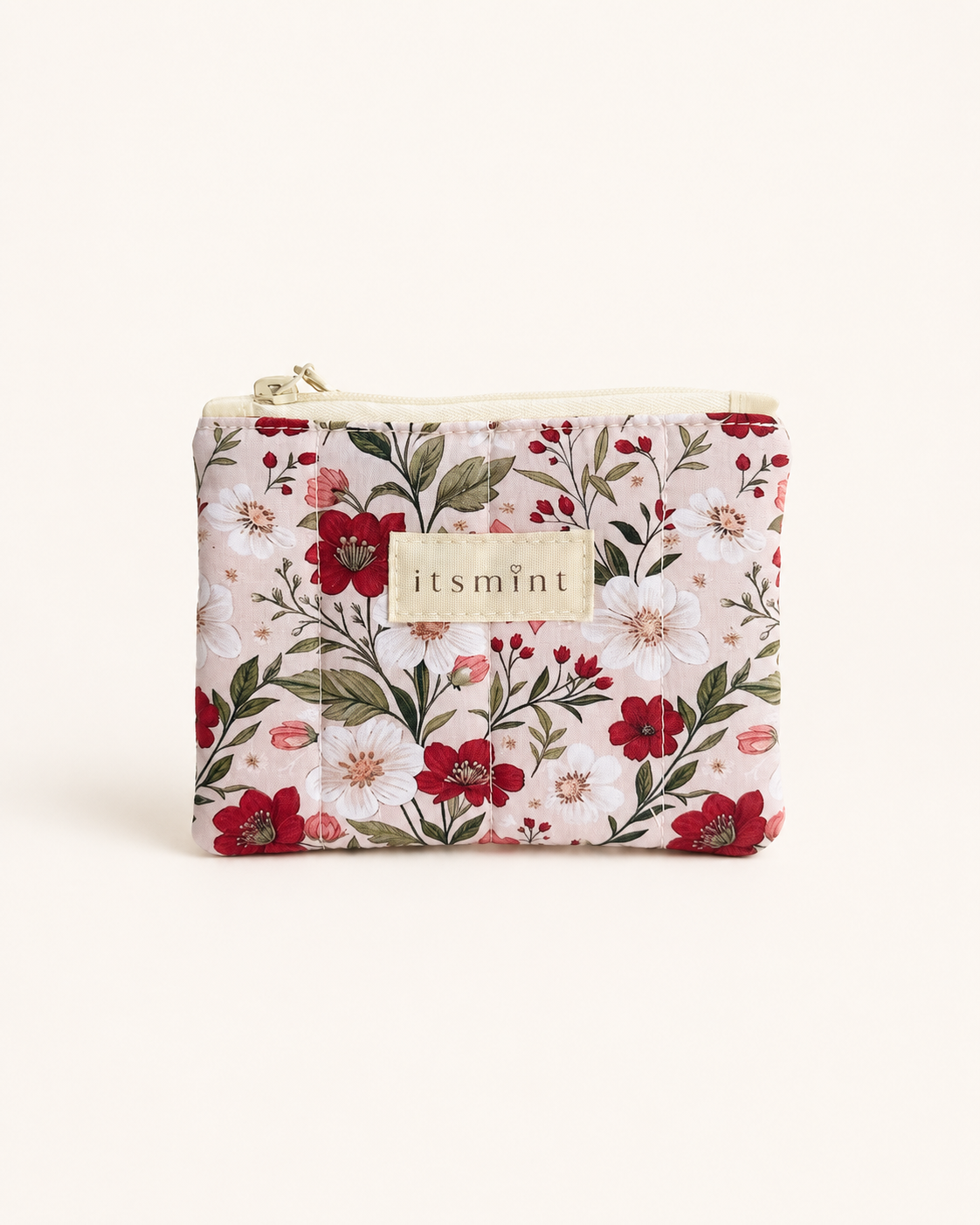 Zipper coins pouch - Vintage floral