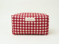 Boxy make up bag - Red chilli