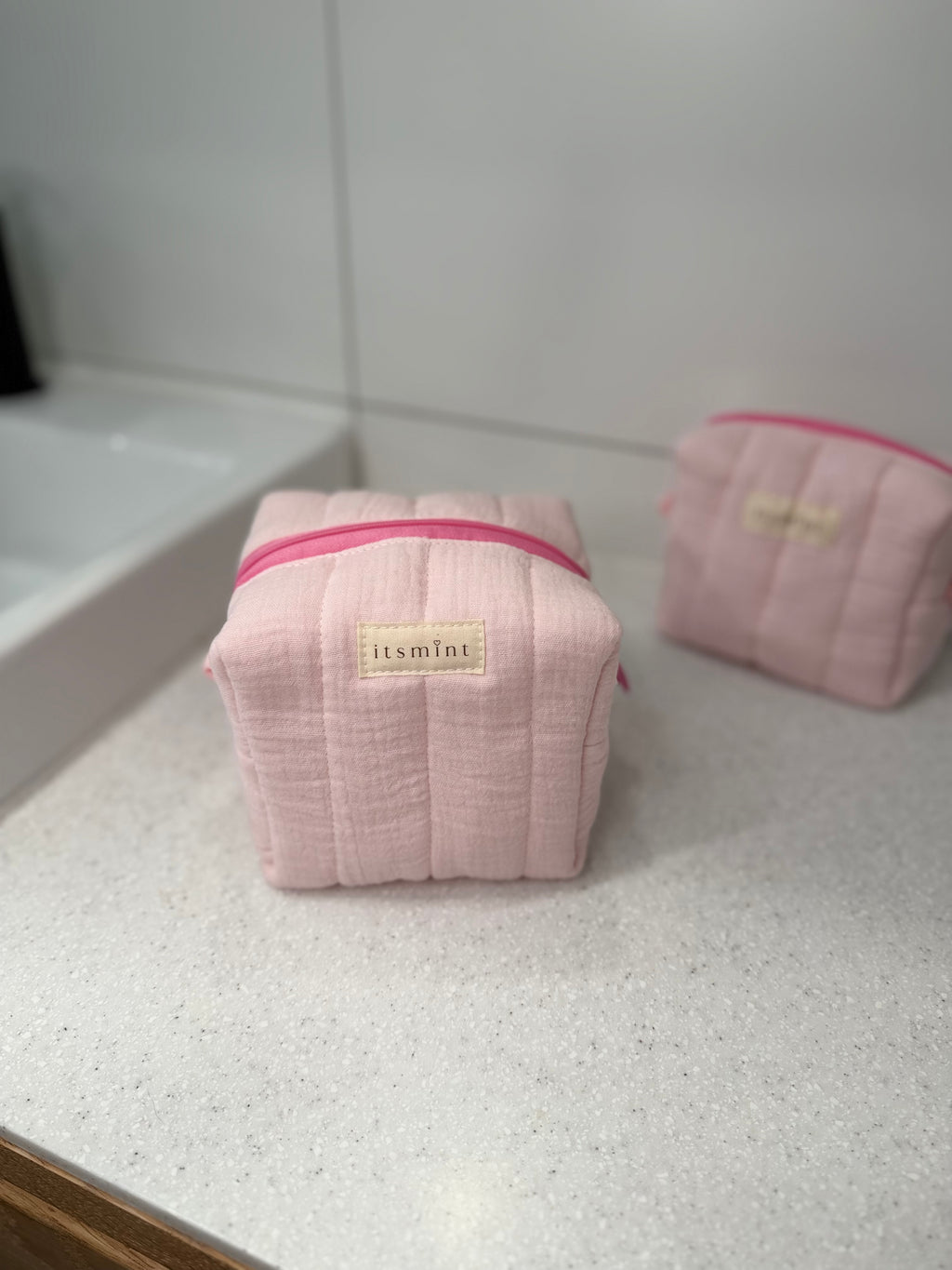 Boxy pouch - Baby pink