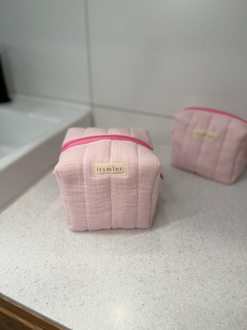 Boxy pouch - Baby pink